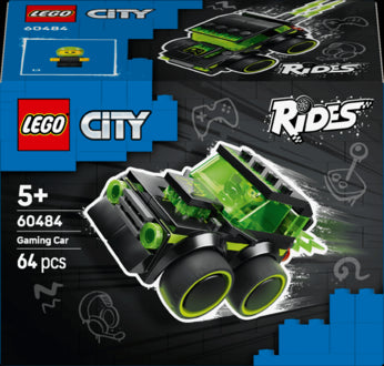 LEGO City Rides Gaming Race Car Toy for Kids 60484
