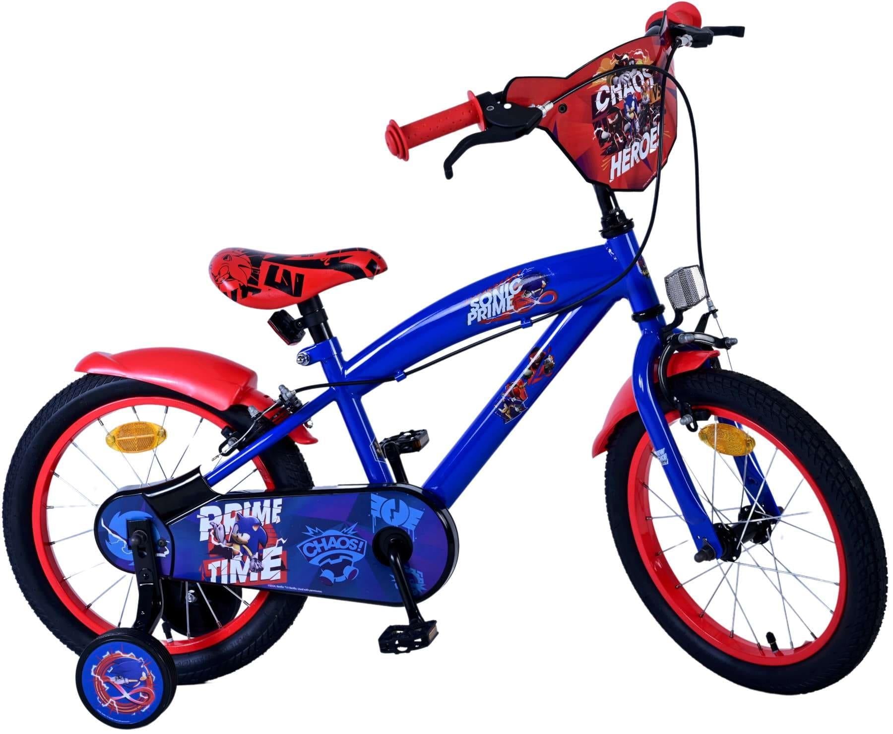 Sonic Prime Children's 16 Inch Bike - Blue