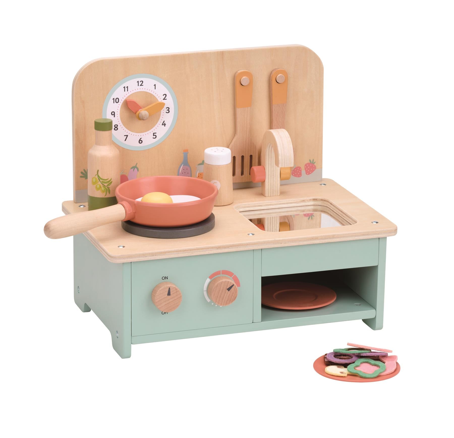 Lelin  Wooden Table-Top Kitchen