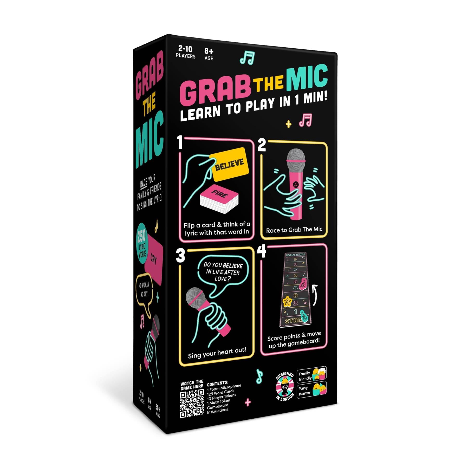 Grab The Mic Karaoke Card Game