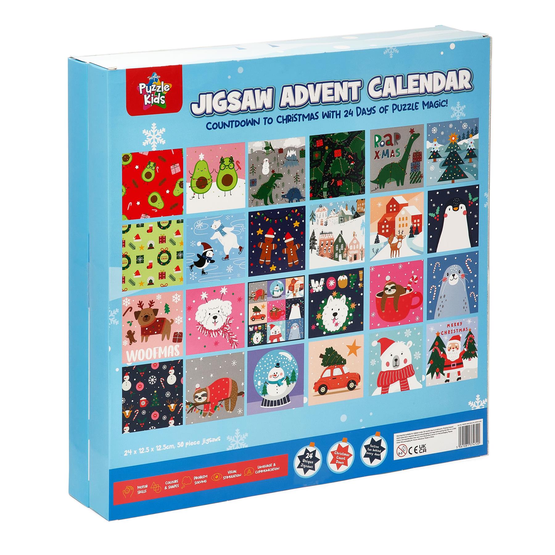 Toymania 24-Day Jigsaw Puzzle Advent Calendar
