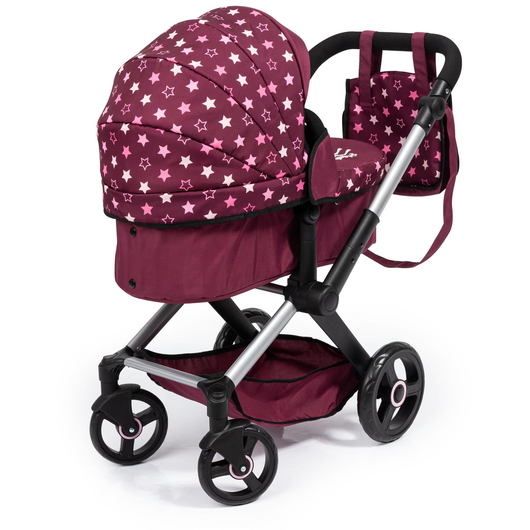 Bayer Dolls Pram Xeo - Burgundy