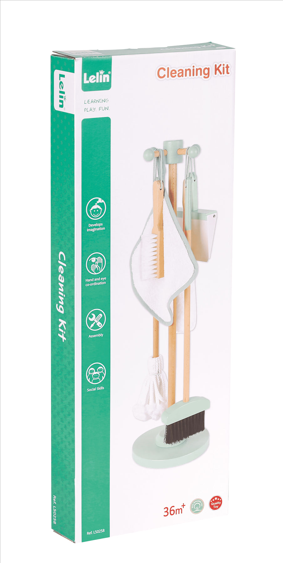 Lelin Wooden Cleaning set