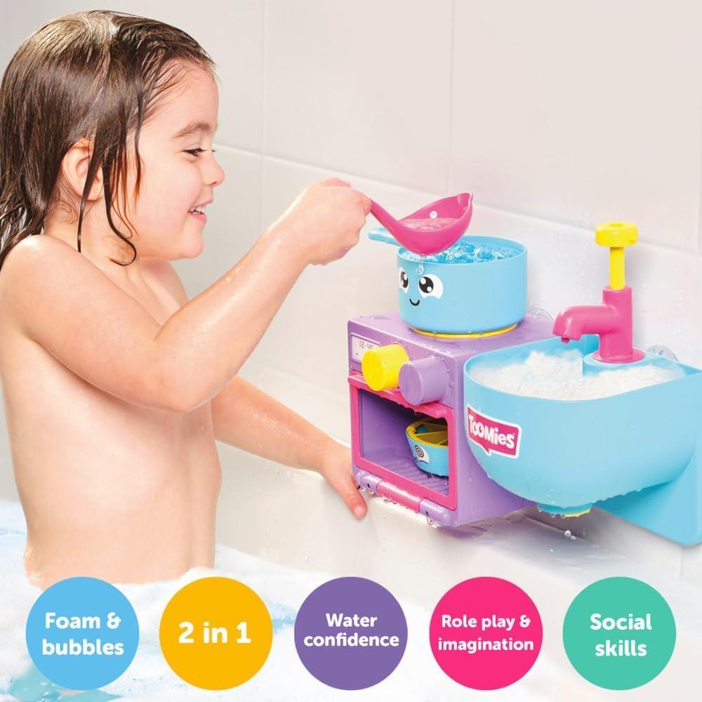 Toomies Bubble & Bake Bathtime Kitchen Bath Toy