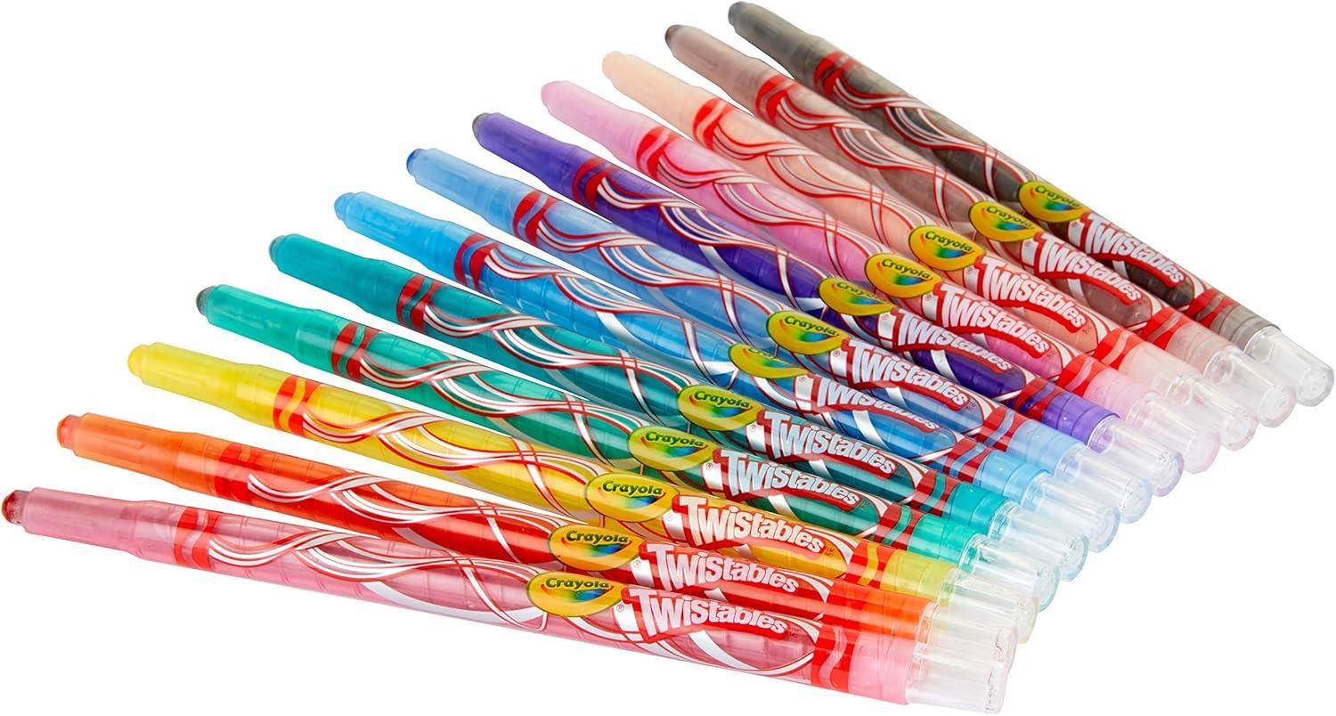 Crayola Twistables Pack of 12 Colouring Crayons