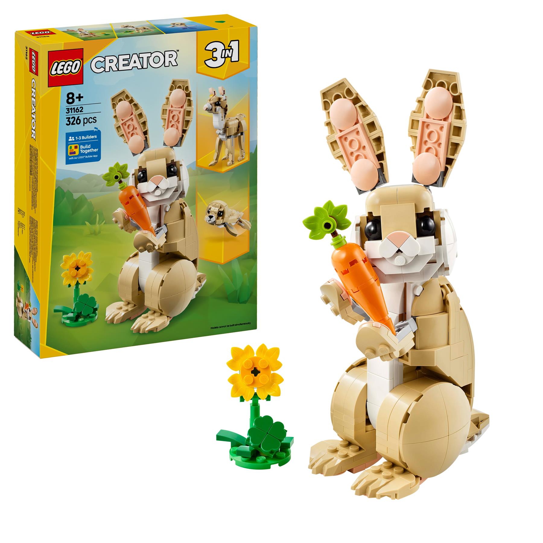 LEGO Creator 3-in-1 Cute Bunny 31162
