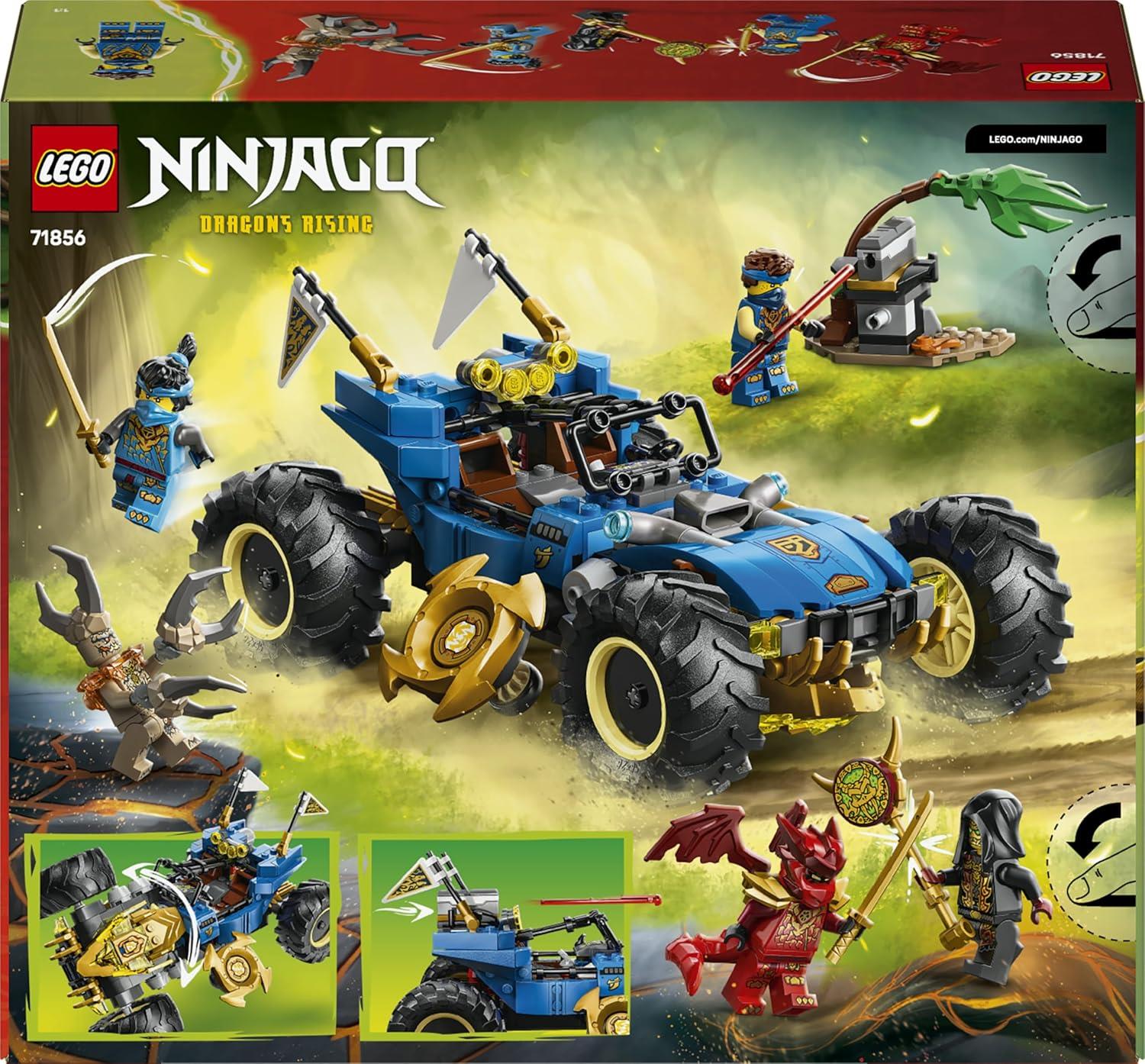 LEGO Ninjago Dragons Rising Jay's Transforming Car 71856