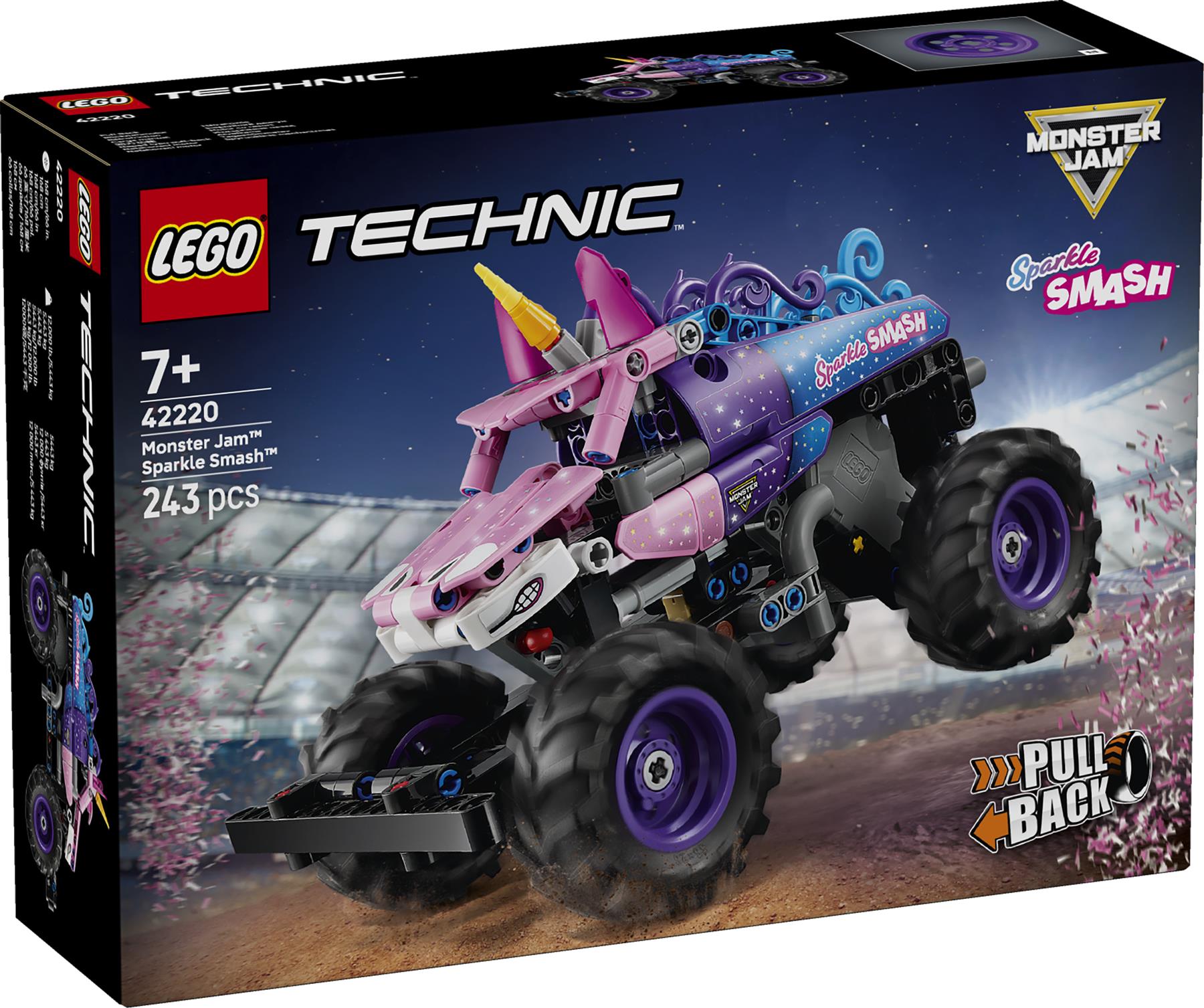 LEGO Technic Monster Jam Sparkle Smash Pull-Back 42220