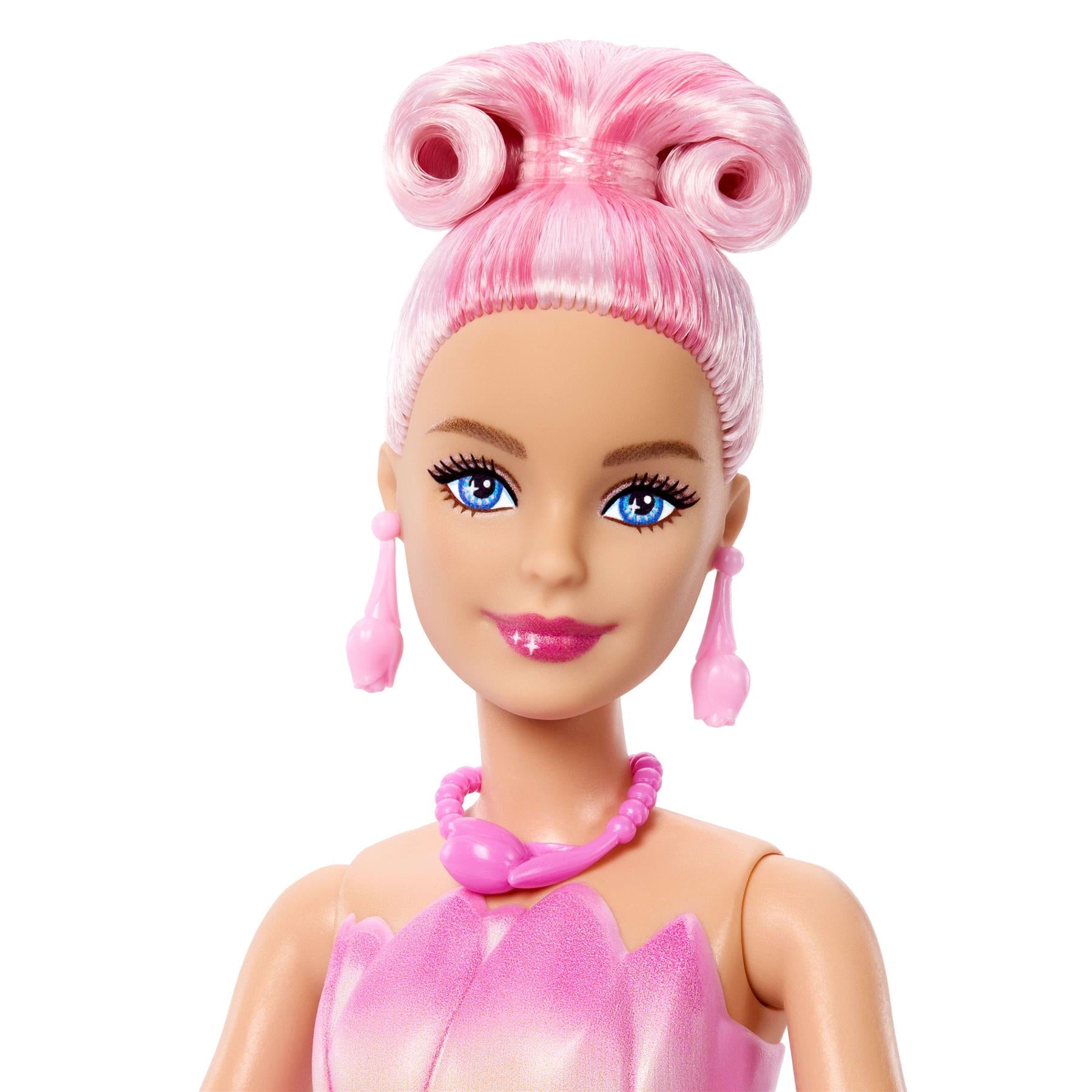 Barbie Petal Pop Scented Fashion Doll - Pink Tullip