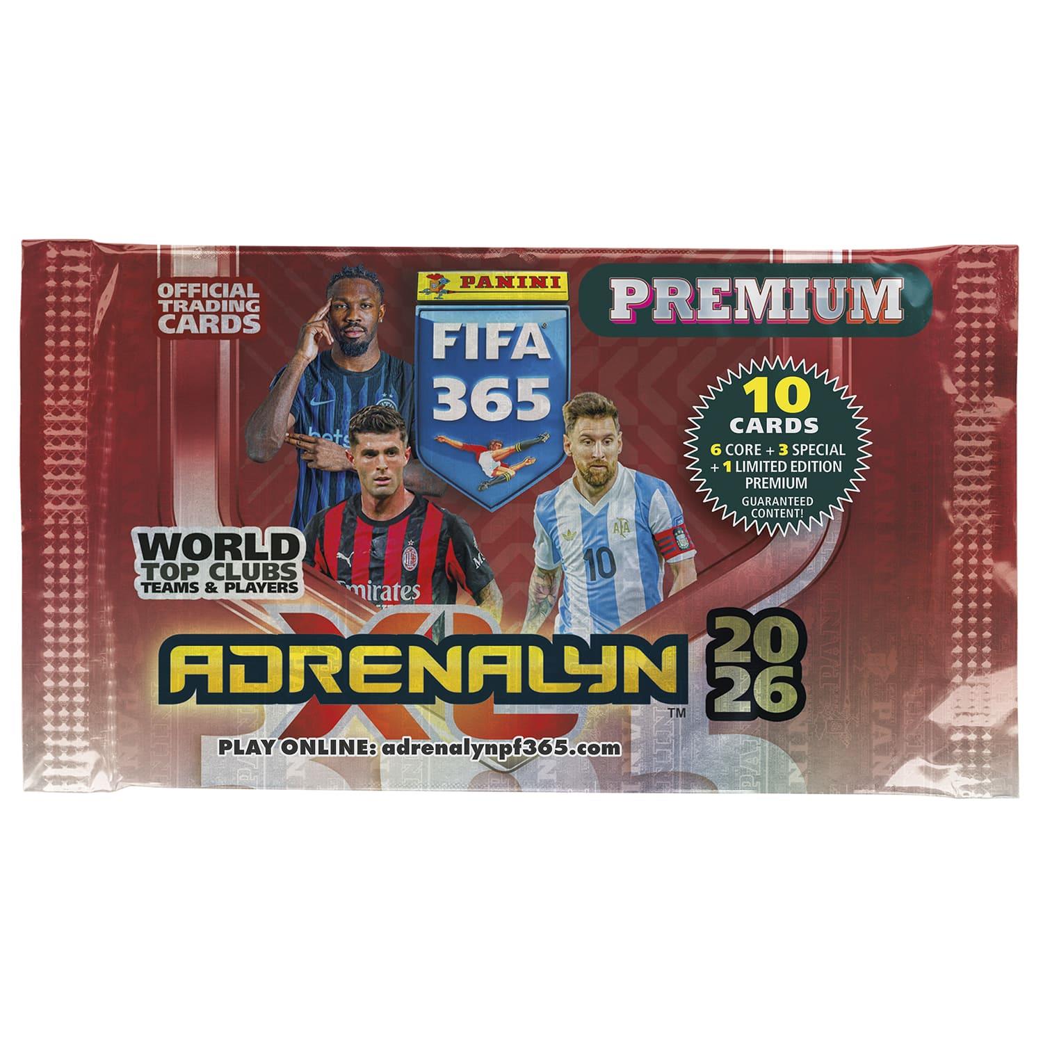 Panini FIFA 365 2025/26 Adrenalyn XL Trading Card Collection Premium Packs