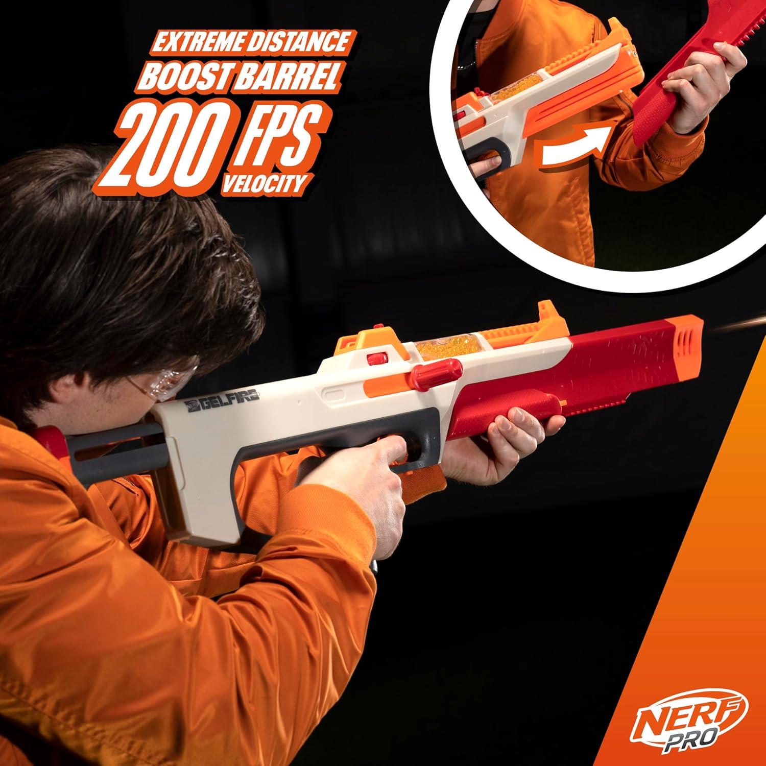 Nerf Pro Gelfire Ghost Bolt Action Blaster with 5000 rounds