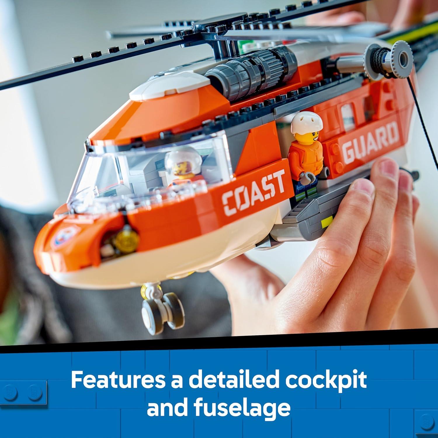 LEGO City Coast Guard Helicopter Building Toy 60503