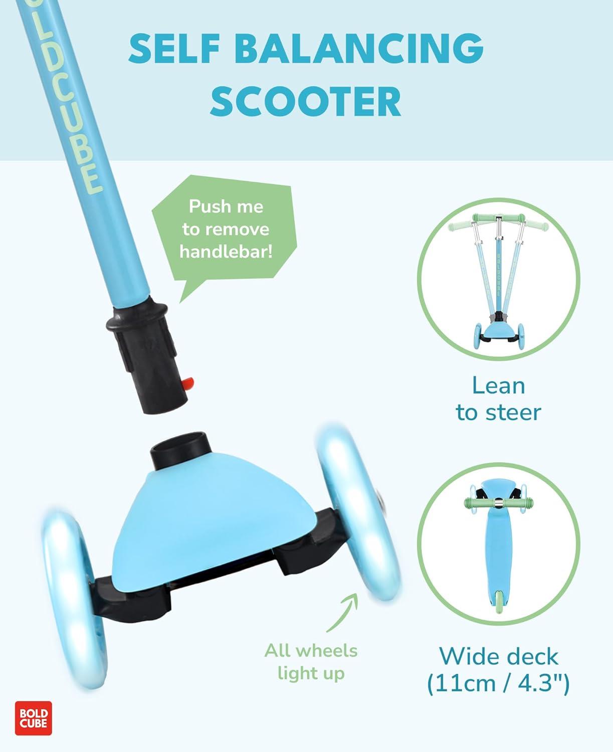 Boldcube Teeny 3 Wheel Scooter - Blue