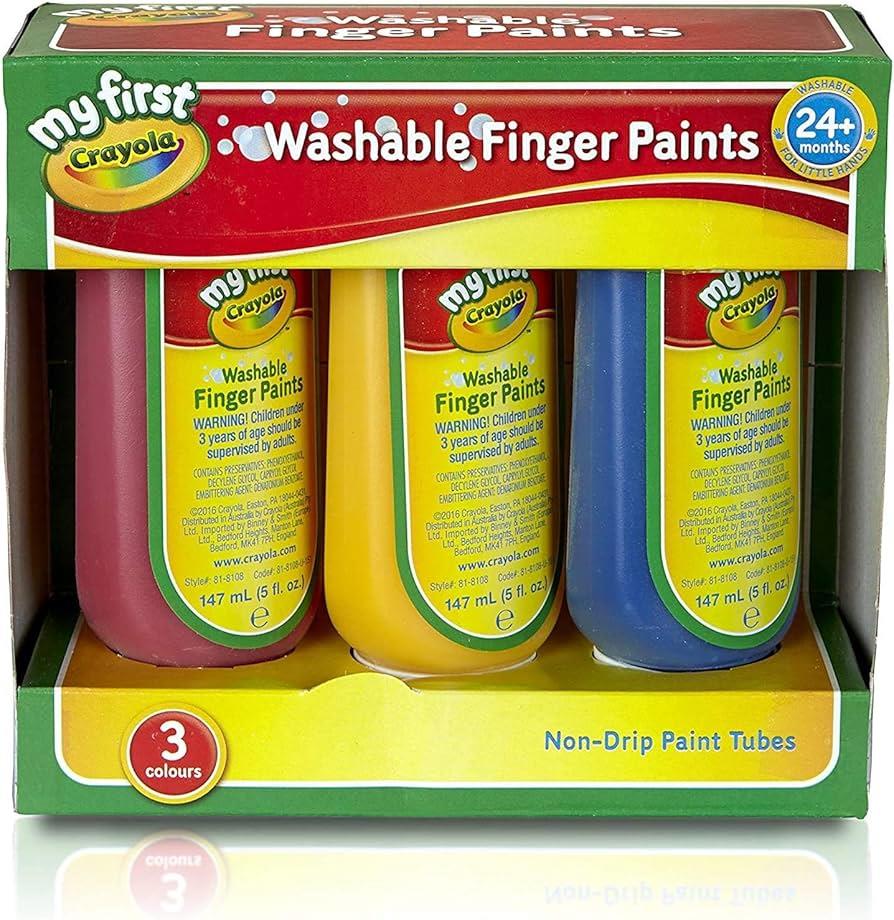 Crayola Washable Finger Paint Set