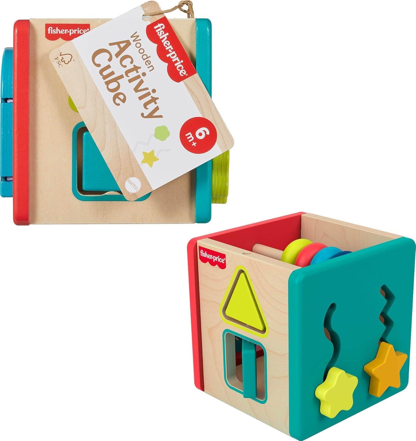 Fisher-Price Wooden Activity Cube