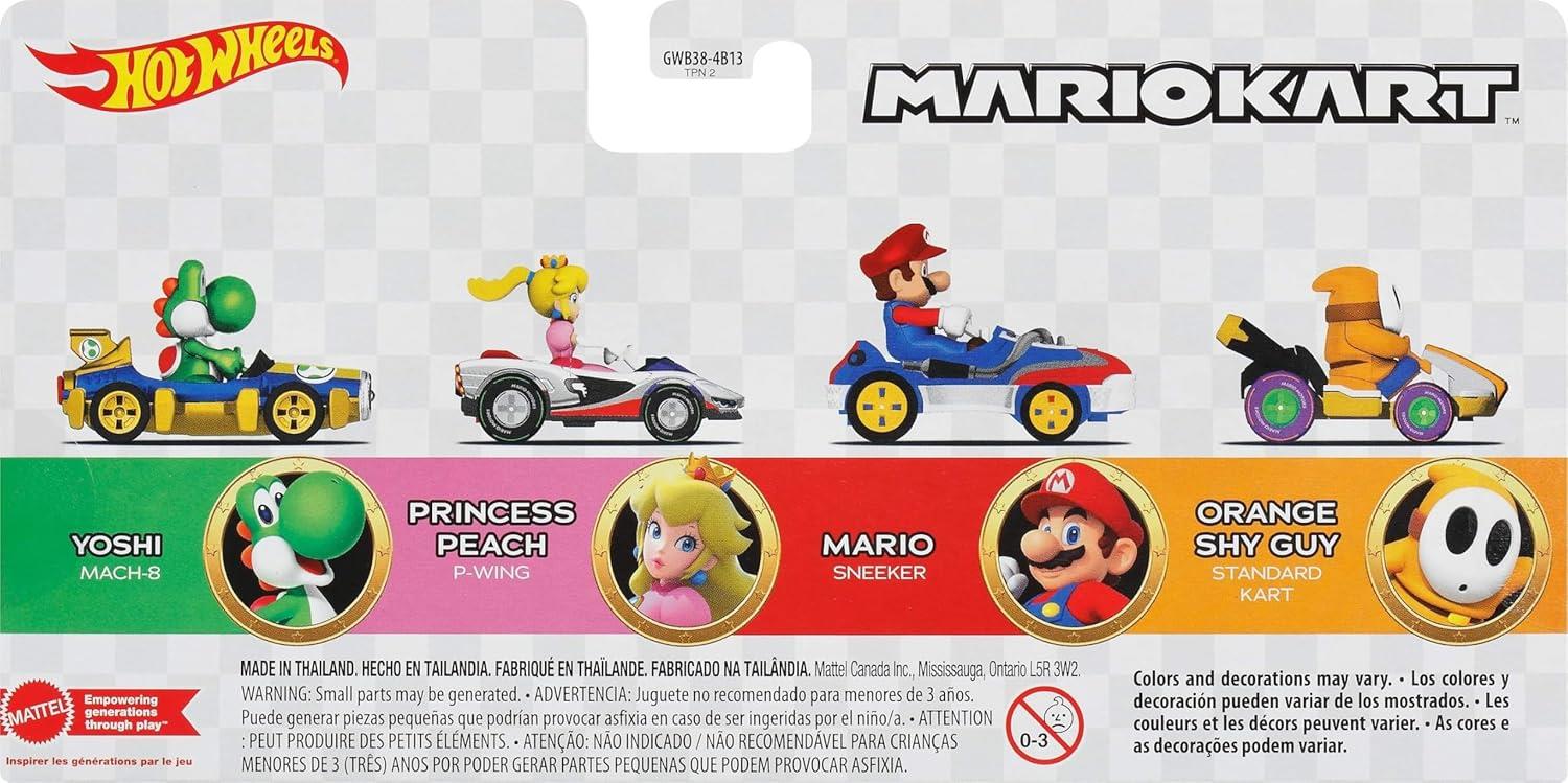 Hot Wheels Die Cast Cars 4 Pack Assortment