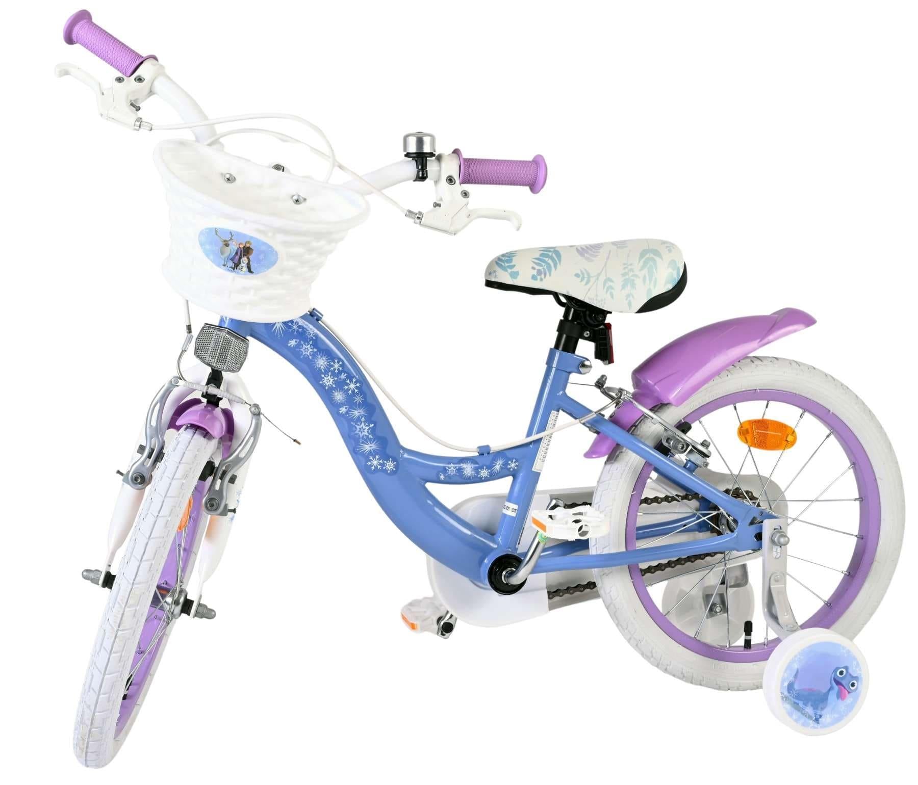 Disney Frozen 2 Children's 16 Inch Bike - Blue/Purple