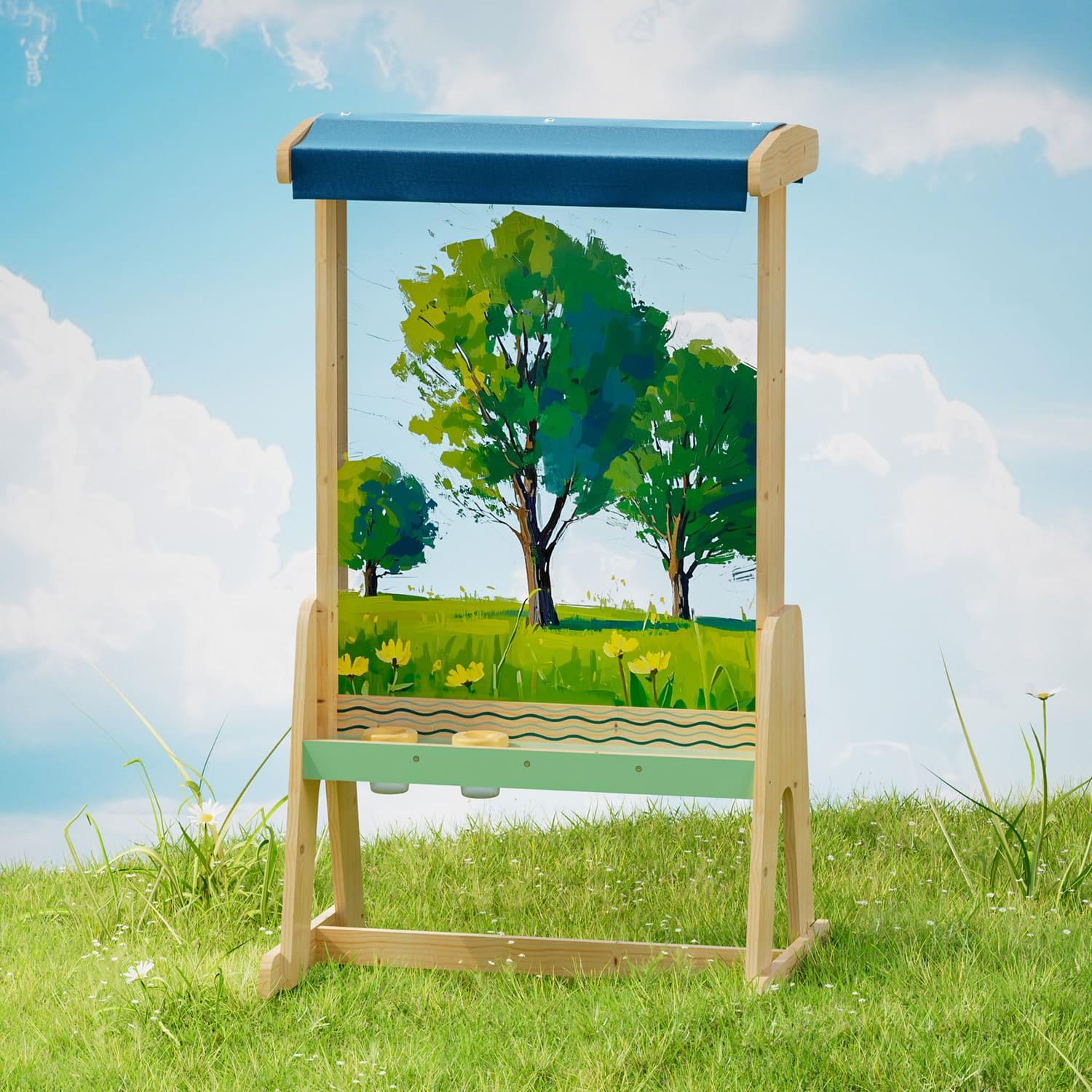 Topbright Wooden Outdoor Art Easel