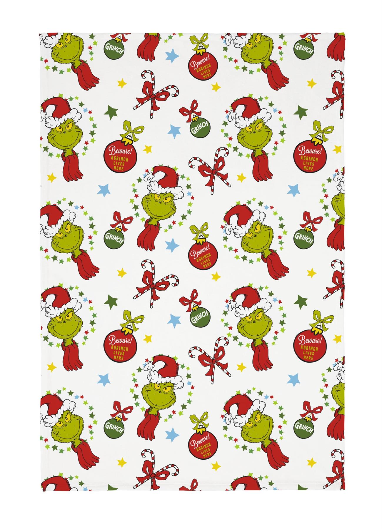 The Grinch Coral Fleece Blanket
