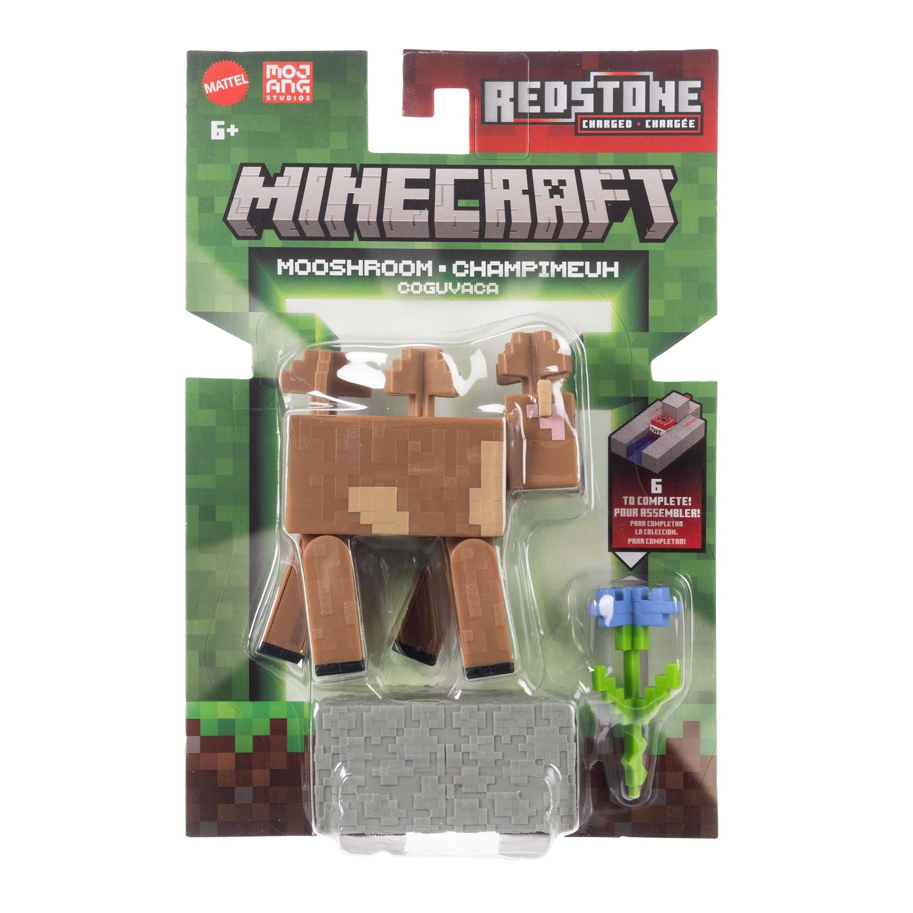 Minecraft 3.25 Inch Action Figure - Mooshroom