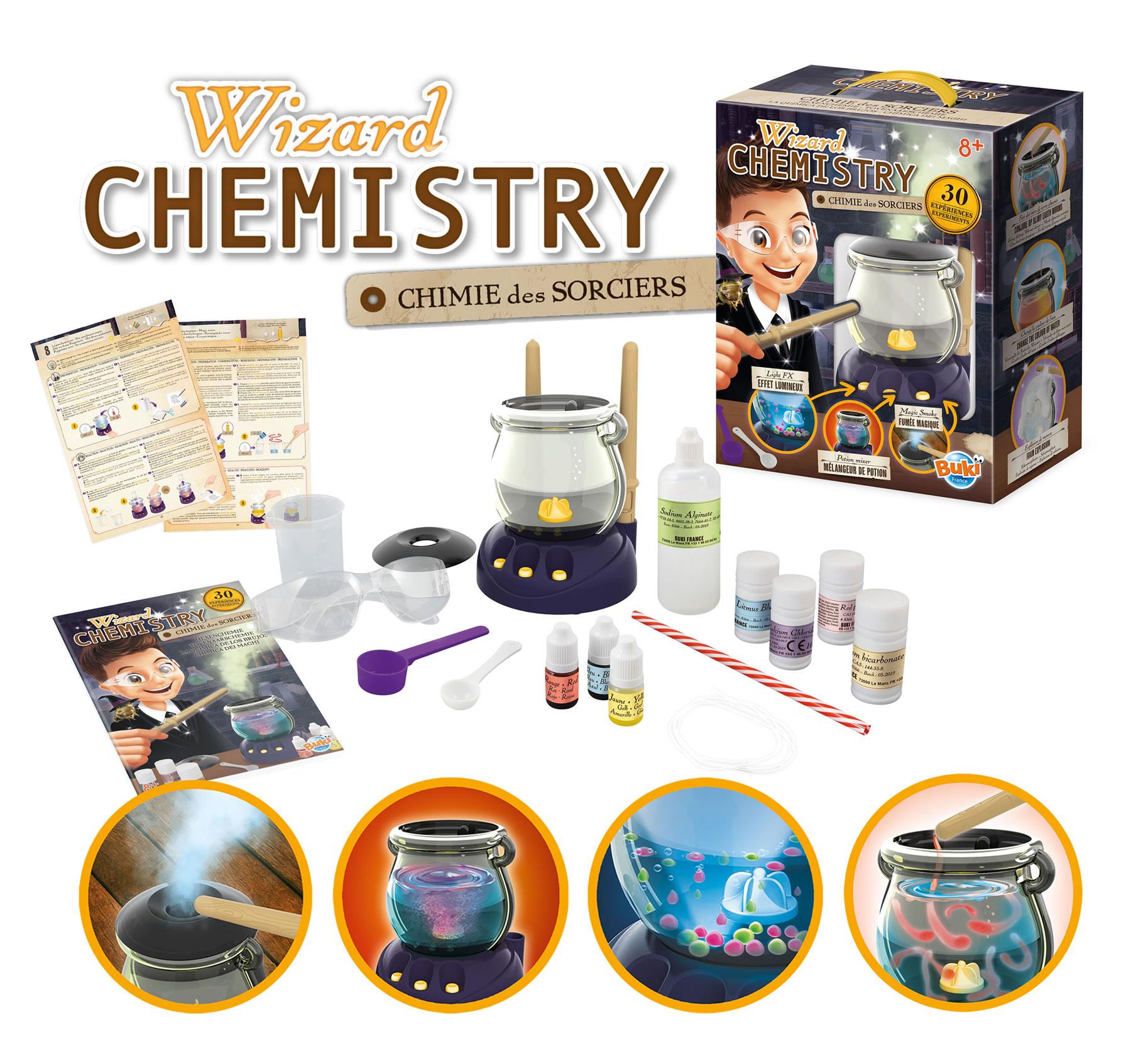 Buki France Wizard Chemistry - 30 Experiments