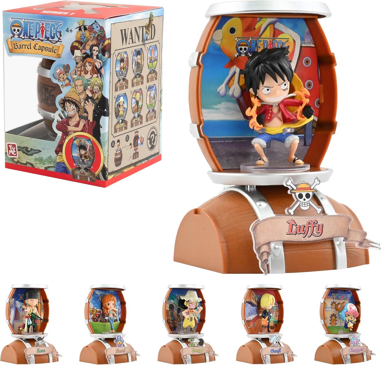YuMe One Piece Barrel Capsule Blind Box Surprise Figure
