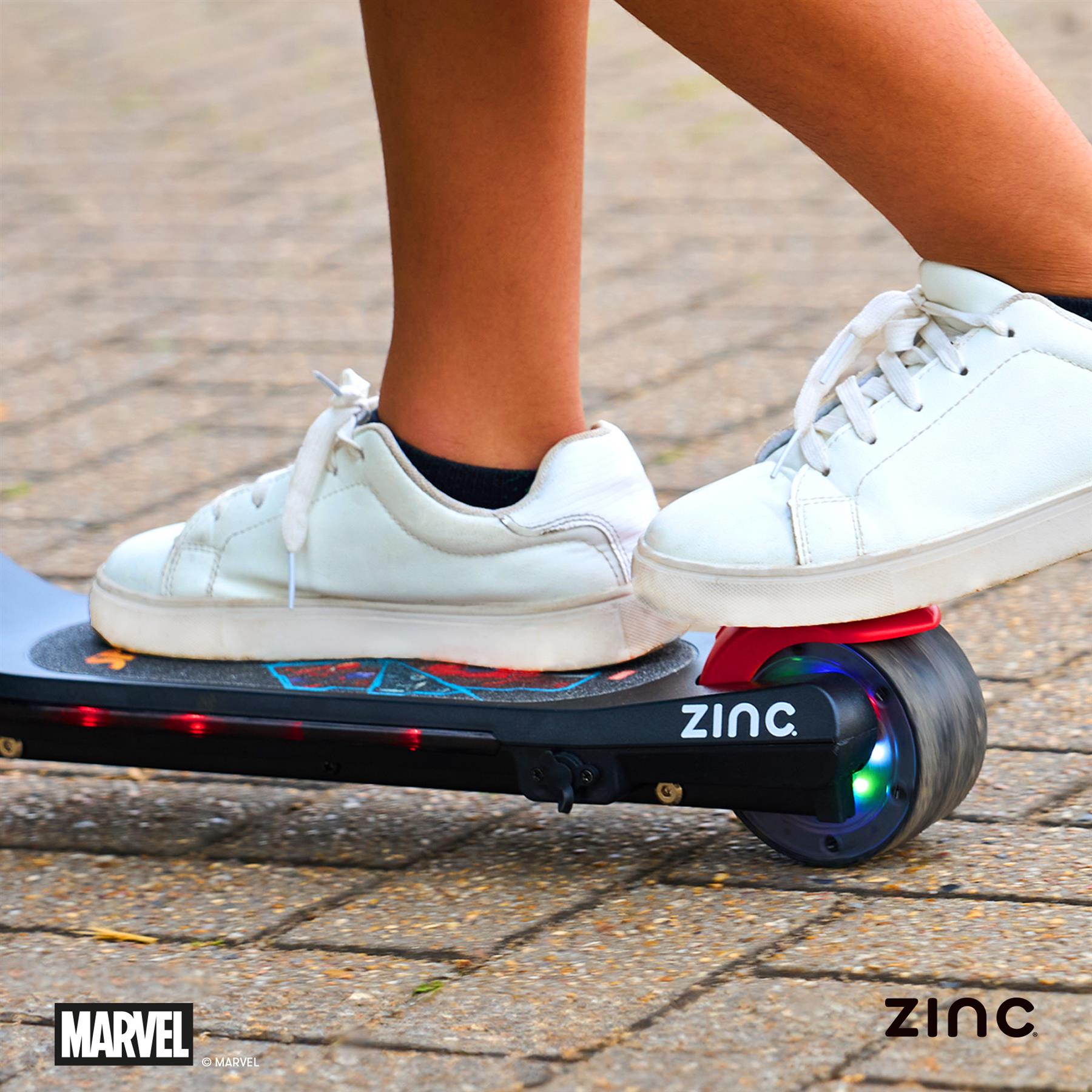 Zinc Marvel Spiderman Electric Scooter