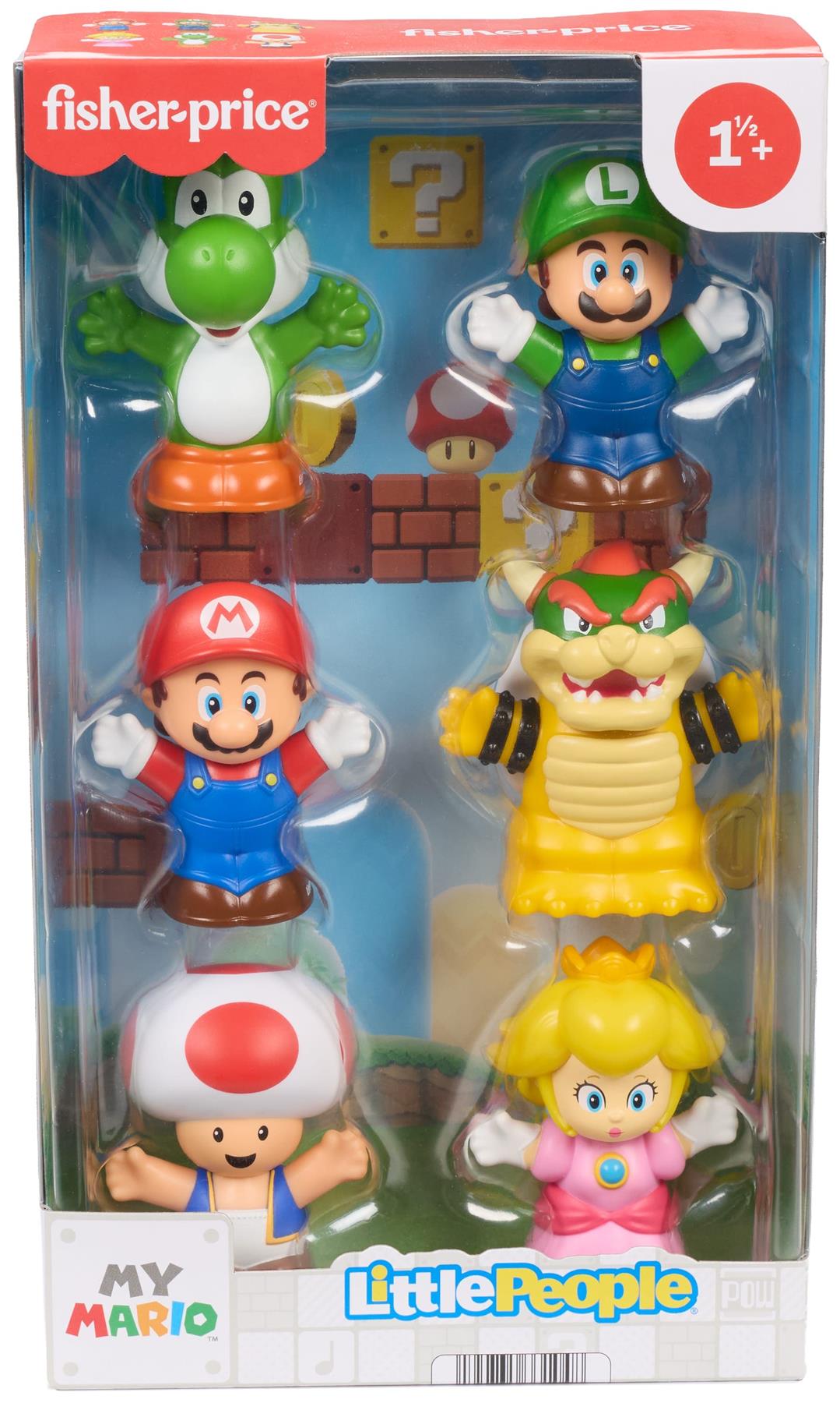 Fisher-Price Little People My Mario Figure 6-Pack