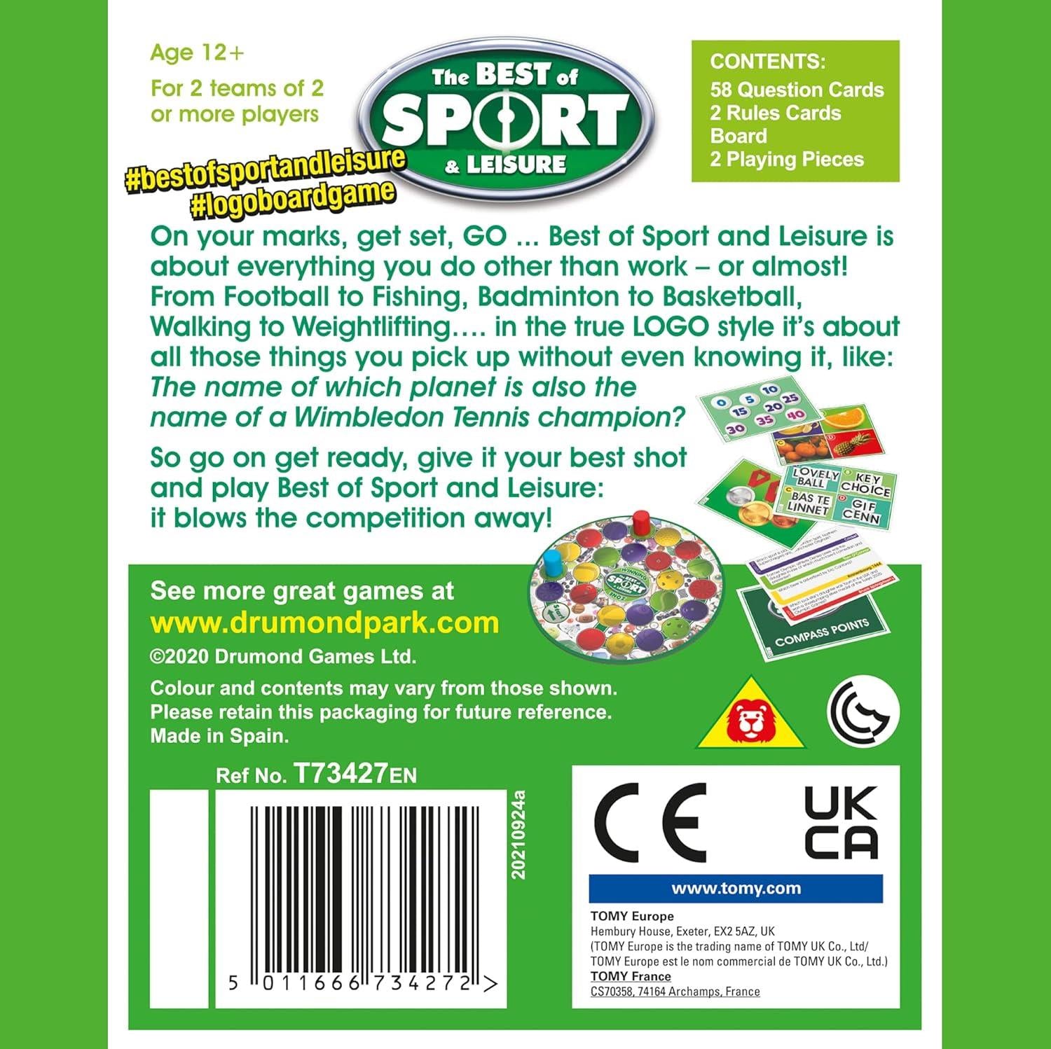 Drumond Park The Best of Sport & Leisure Mini Card Game