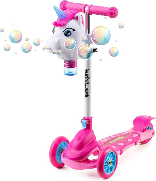 Xootz Unicorn Bubble Go Scooter - Pink