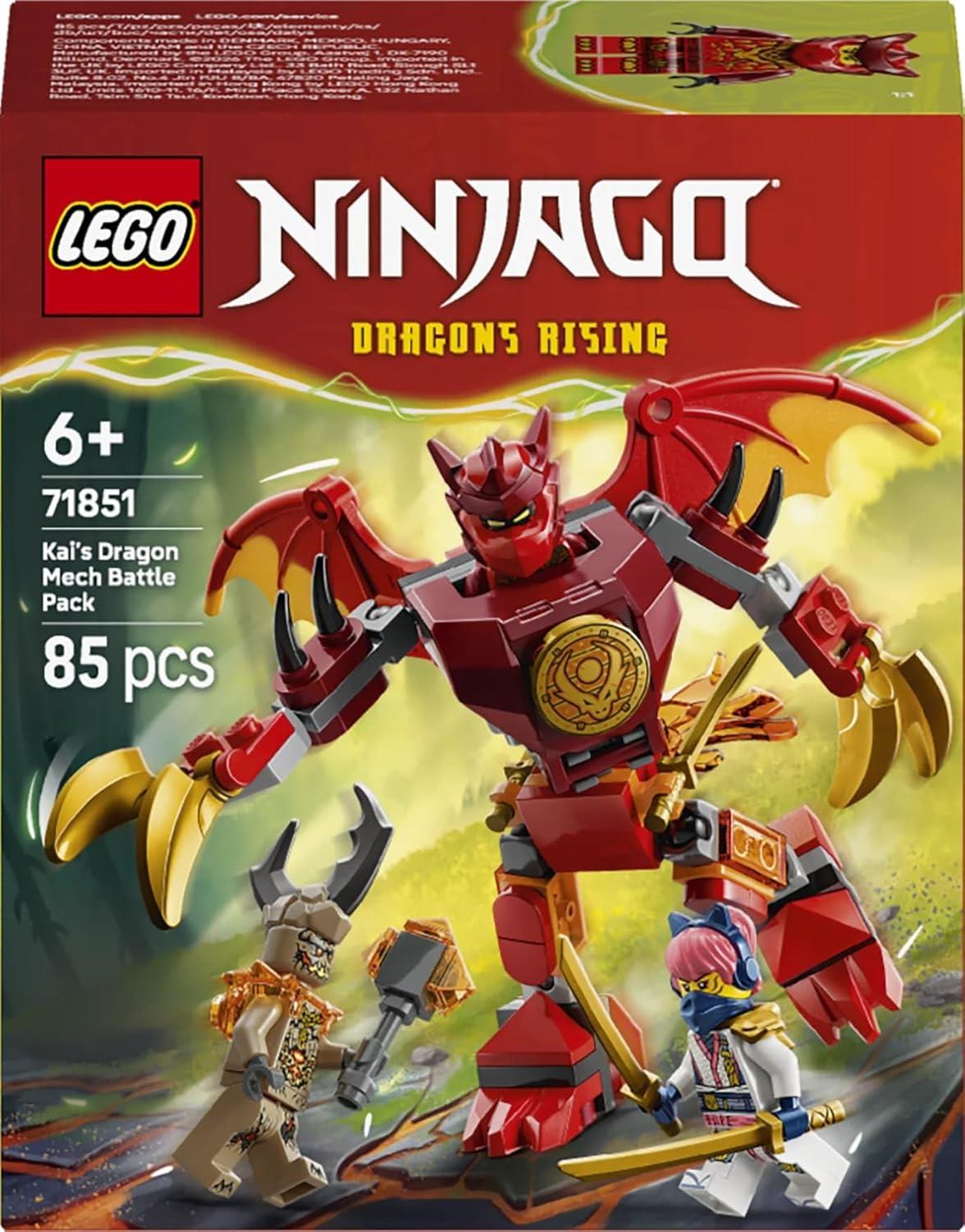 LEGO Ninjago Dragons Rising Kai's Dragon Mech Battle Pack 71851