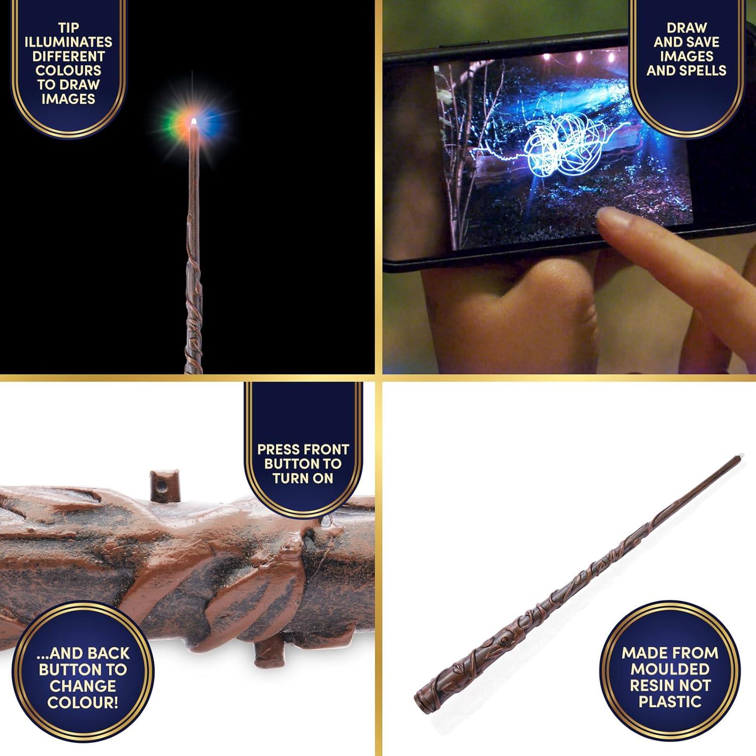 Harry Potter Deluxe Lumos Light Up Magic Wand - Hermione Granger