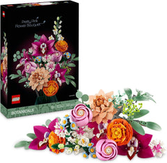 LEGO Botanicals Pretty Pink Flower Bouquet Set 10342