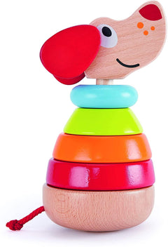 Hape Wooden Pepe Barking Sound Stacker