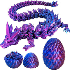 3D Printed Purple Dragon Egg
