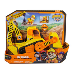 PAW Patrol Rubble and Crew Rubble's Bark Yard Deluxe Bulldozer