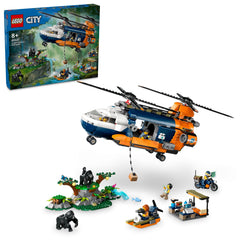 LEGO City Jungle Explorer Helicopter at Base Camp 60437