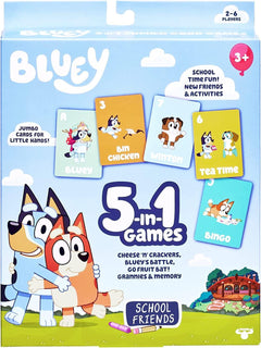 Bluey 5-In-1 Card Games