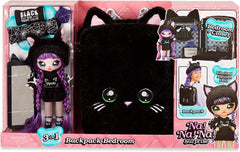 Na! Na! Na! Surprise 3in1 Bedroom Black Backpack Playset