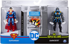DC Comics 4 inch Superman and Darkseid Figures Battle Pack