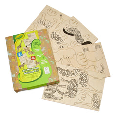 Crayola 3D Wooden Make Your Own Animal Kit