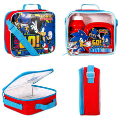 Sonic The Hedgehog 3 Piece Lunch Bag Set