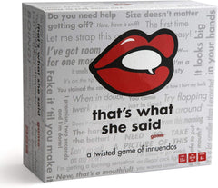 That's What She Said Card Game