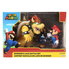 Super Mario Bowser's Lava Battle Set Figures