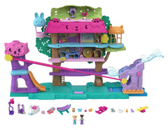 Polly Pocket Pollyville Pet Adventure Treehouse Playset