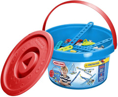 Meccano Construction 100 Pieces Blue Bucket