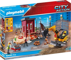 Playmobil City Action Construcion Small Excavator 70443