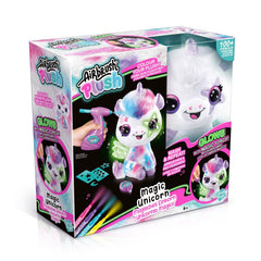 Airbrush Plush Magic Glow Unicorn