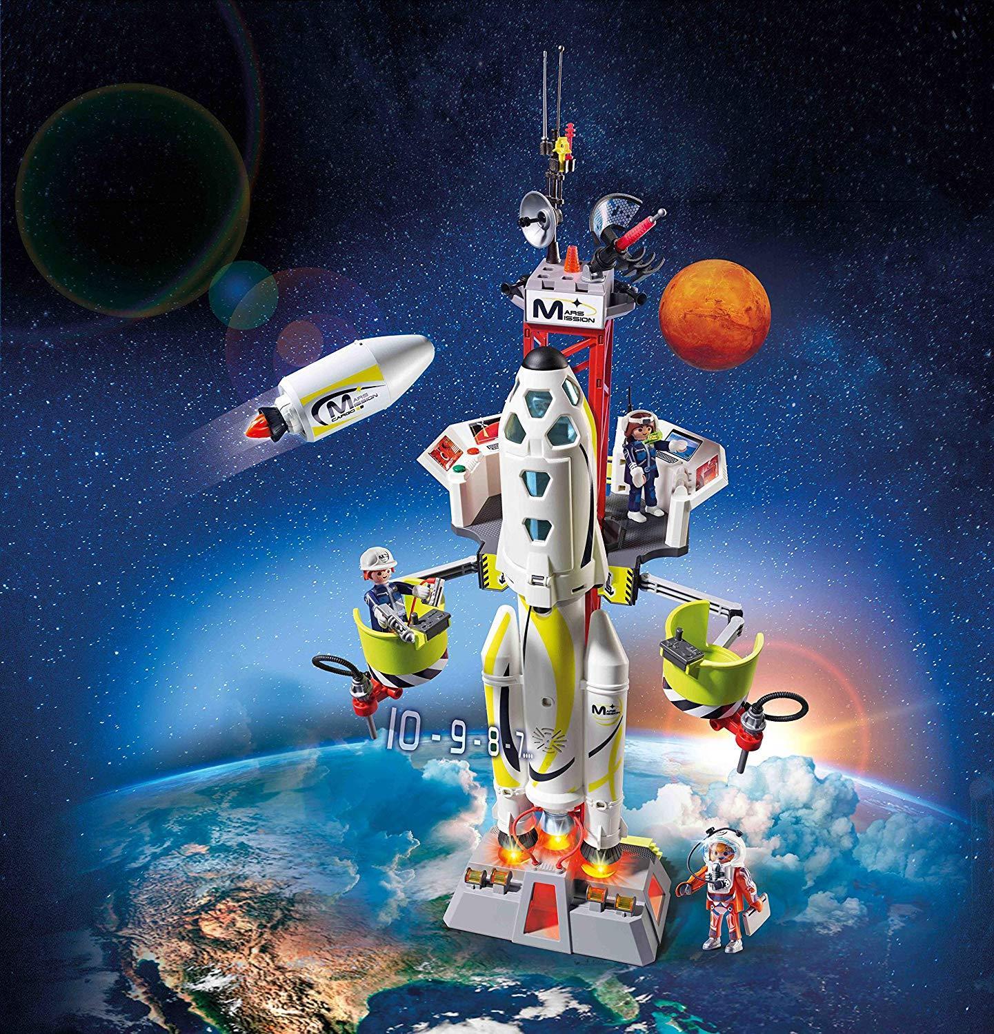 Playmobil | 9488 Space Mission Rocket & Launch Site With Lights