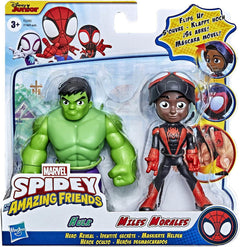 Spidey and His Amazing Friends Hero Reveal Miles Morales and Hulk Figures